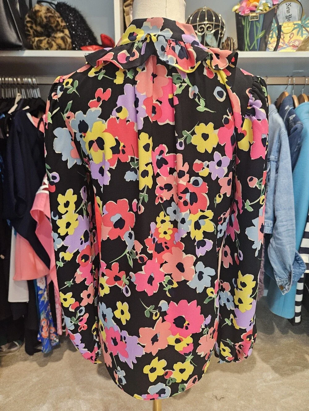 Kate Spade New York Floral Bouquet Blouse